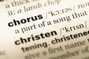 chorus of a song