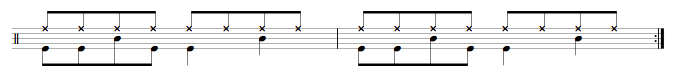 Principals of Basic Drum Beats for Rock, Part 1