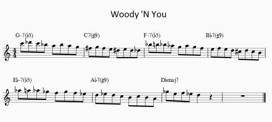 woody 'n you solo