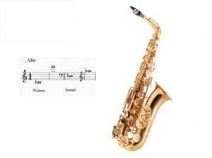 alto saxophone with range