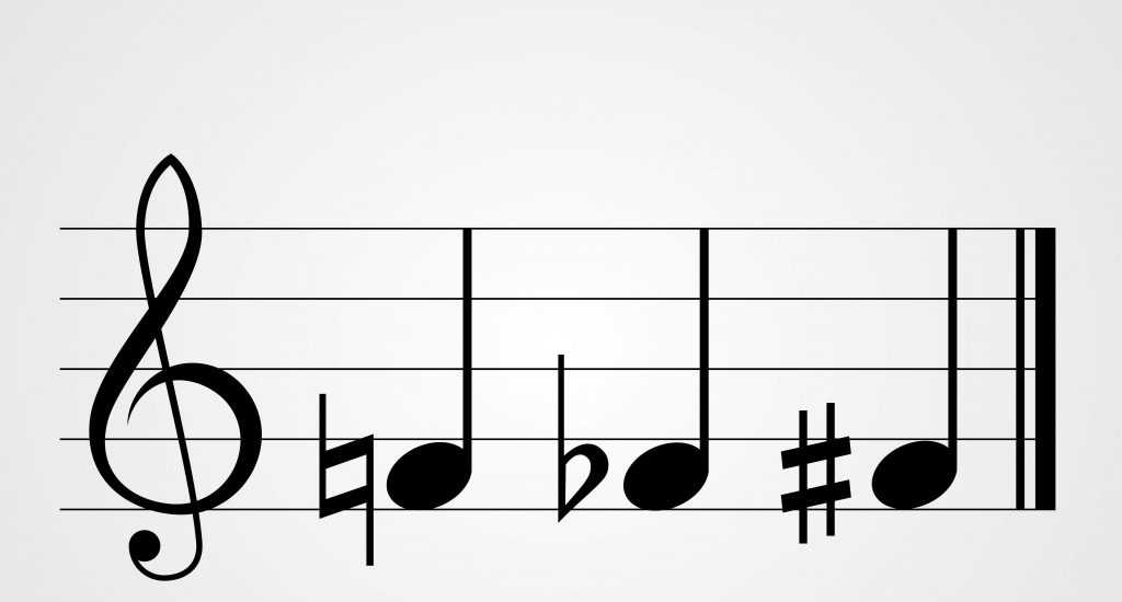 g flat major scale using accidentals